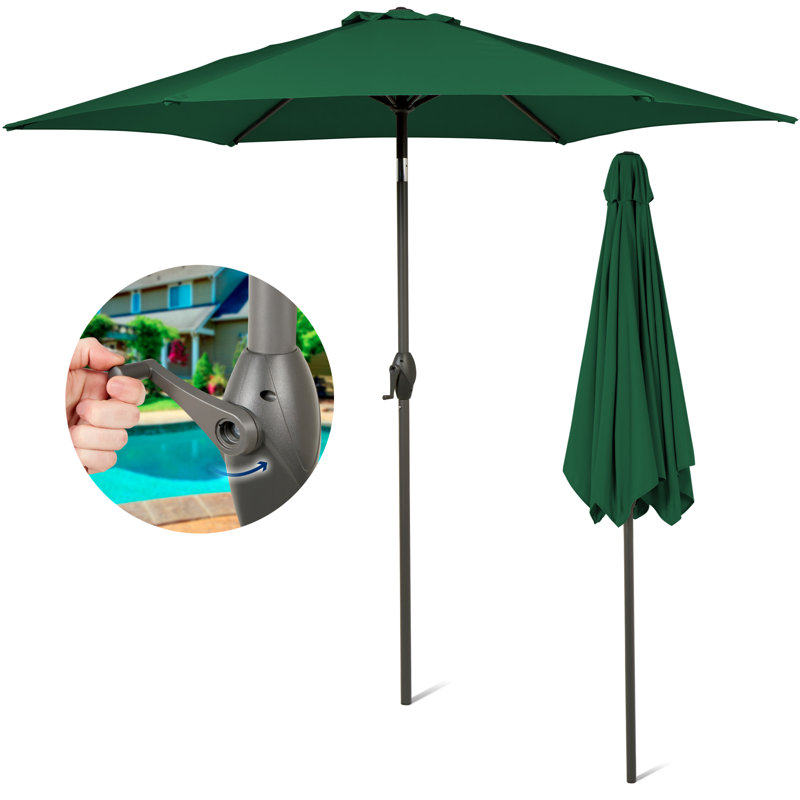 Areonna 270cm Market Parasol, Green