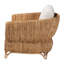 Fauteuil en rotin et en ruppie maritime avec coussins Bali & Pari Roma
