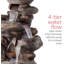 Hailey Indoor Outdoor Cascade Fountain with Lights