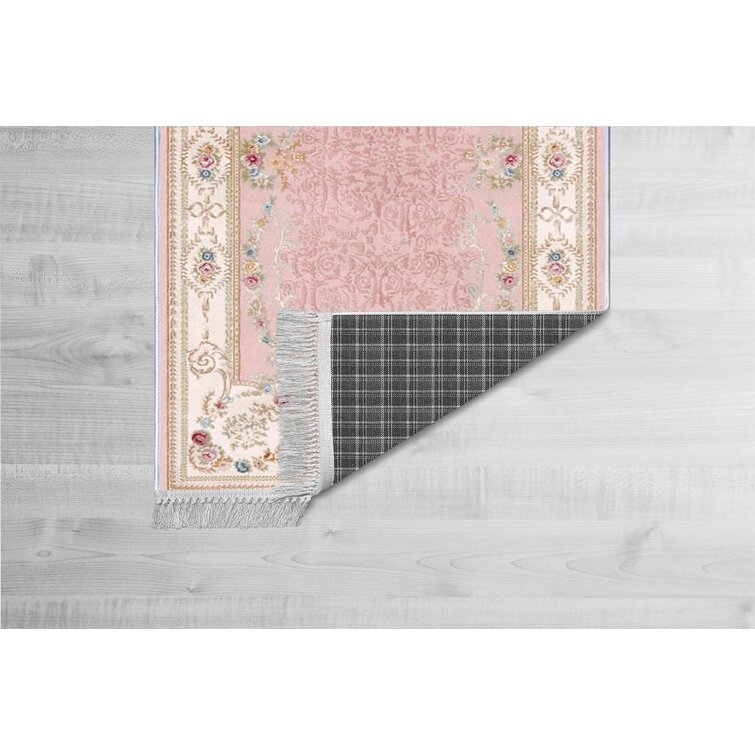 Voile-100120-Blush Rugland 3X5 Rug - Stain Resistant Washable Rug