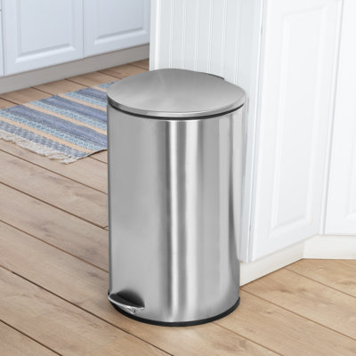 Bitthia Metal Touch Top Kitchen Trash Can - 10.56 Gallons