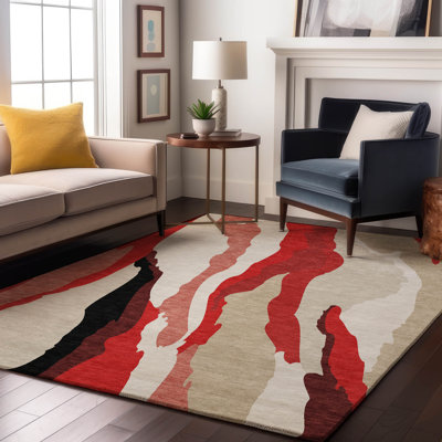 Premium Machine Washable Cossette AMF1047 Waves Rug
