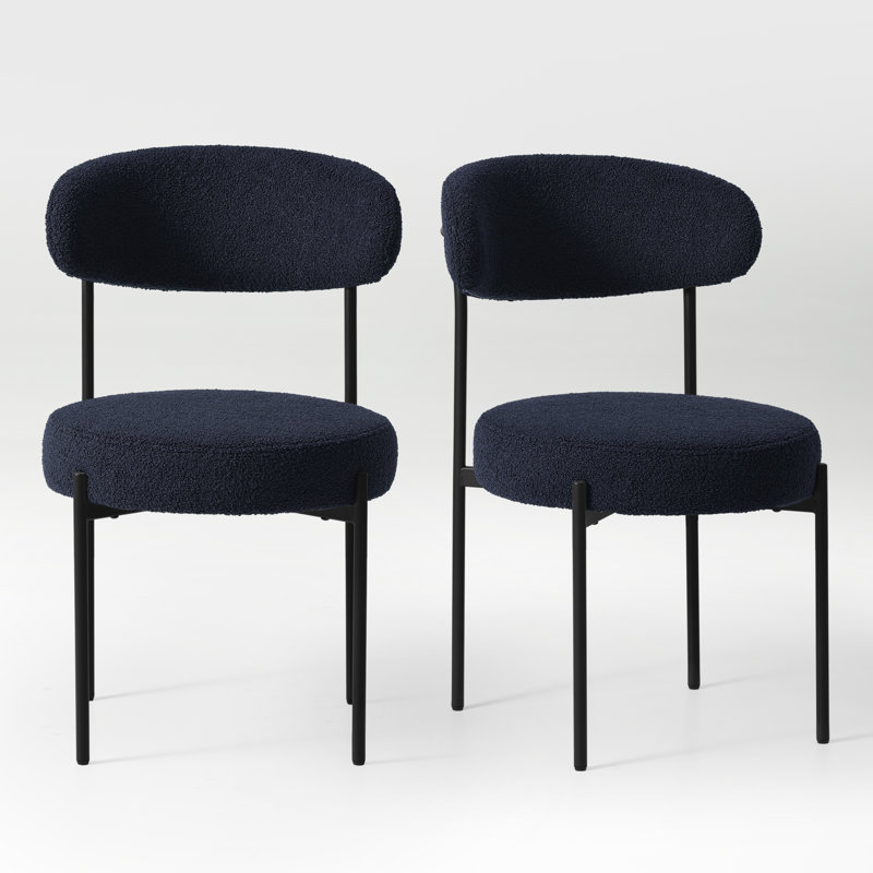 Chaise d'appoint Bayville, Bleu marine