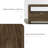 Hanzel Modern Minimalist Nightstand With Textured Finish & Open Storage Shelf-501094112
