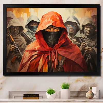 " Coral Grey Mexico Art Zapatistas "