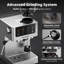 Airmsen 7.9'' Semi-Automatic Espresso Machine With Grinder