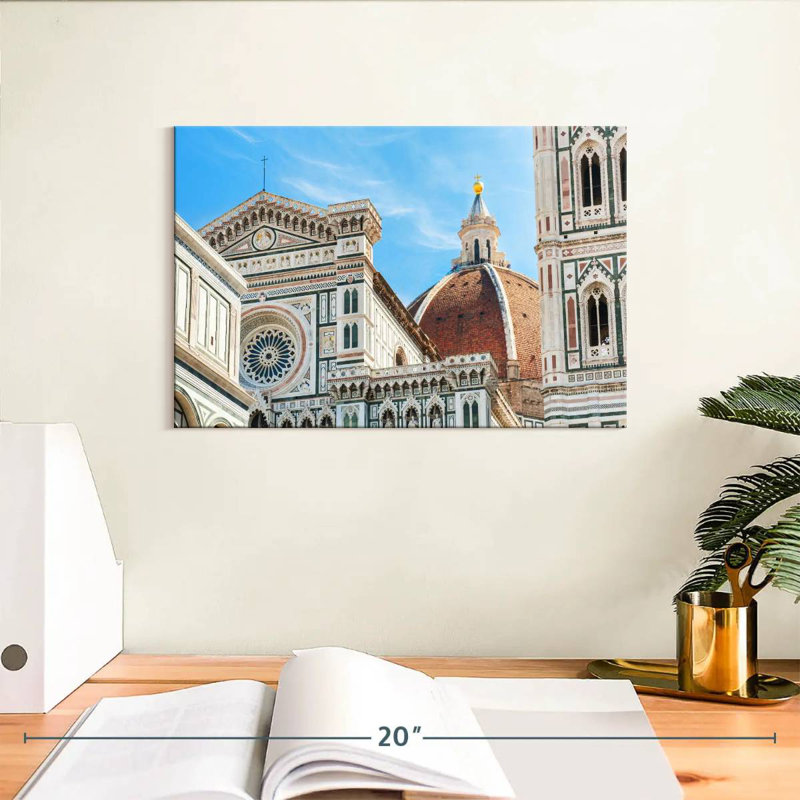 Cathédrale historique de Nicci, Florence, H 8 po x l 12 po