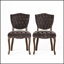 Ensemble de chaises de salle à manger luxueuses capitonnées pour des intérieurs élégants, améliorant le confort et la grâce