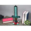 Minecraft diamant épée 14 pouces bureau USB lampe de chevet de nuit pour les joueurs