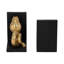 Serre-livres serpents modernes en résine sur base en L - Serre-livres décoratifs pour bibliothèque ou bureau personnel - ensemble de 2, 6 po, noir et or