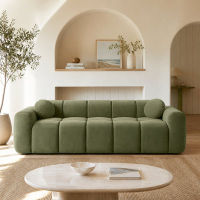 Canapé 98,4 po moderne avec 2 coussins Cloud