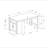 Dining Table, 48" Rectangular, Counter Height, Kitchen, Small, Storage-1765901265