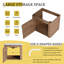 Wall-Mounted Bathroom Vanity With Ceramic Sink And 2-Storage Shelves & 1-Soft-Close Door-1940907784