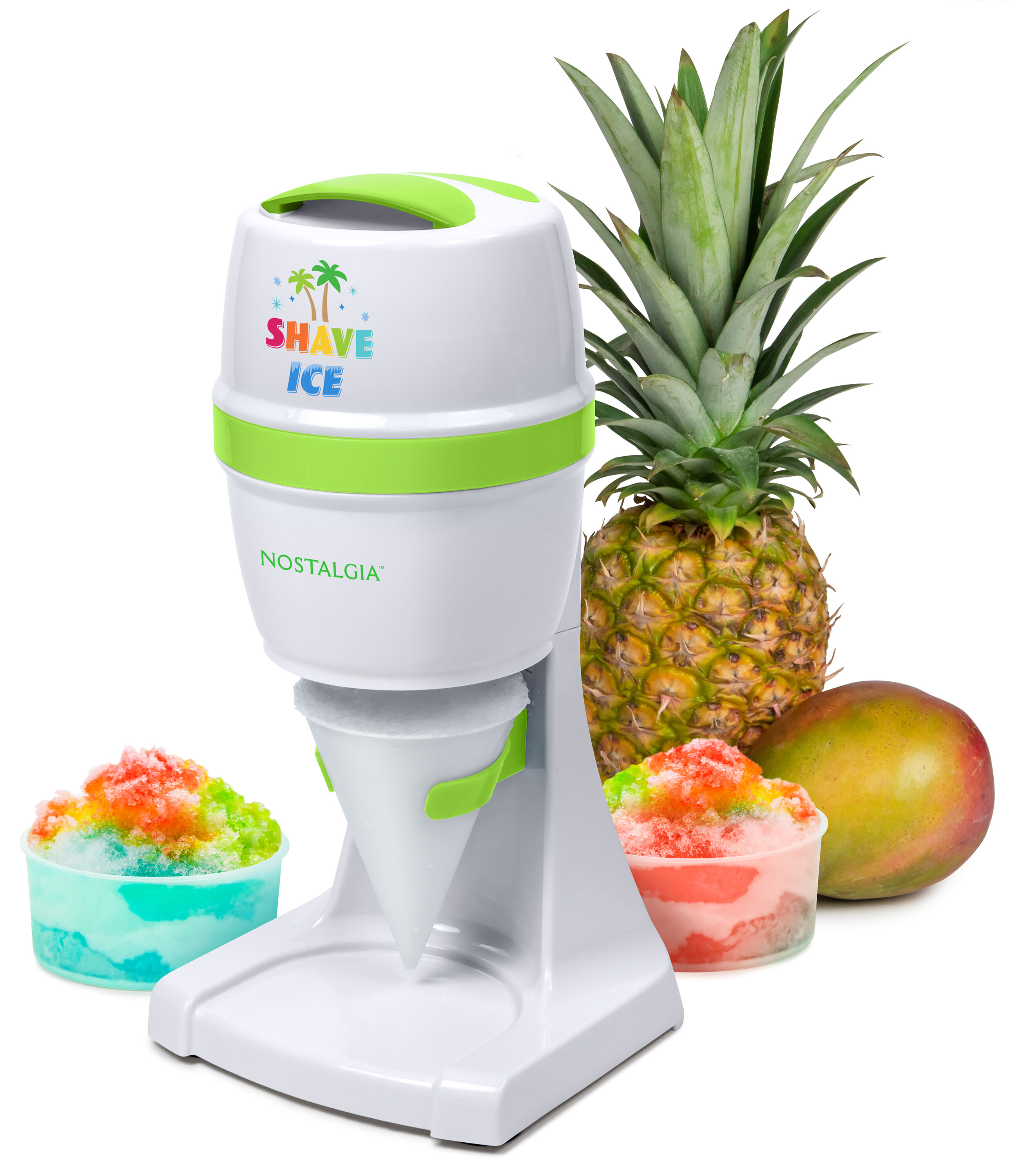 Nostalgia Electrics Nostalgia Electric Hawaiian Shave Ice & Snow Cone  Maker, Includes Reusable Cup And Two Ice Molds, Stainless Steel Blades &  Reviews