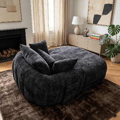 Upholstered Chaise Lounge