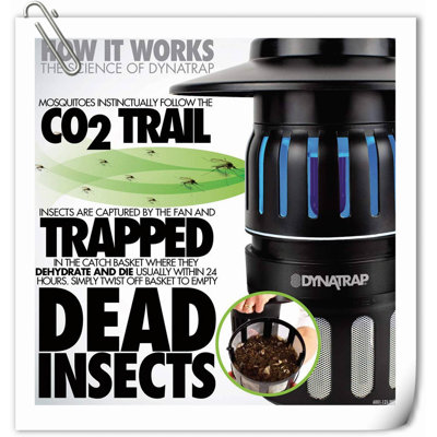 1/2 Acre Mosquito & flying Insect Trap – Kills Mosquitoes, Flies, Wasps, Gnats, & Other Flying Insects - Bug Zapper Alternative - Tungstent