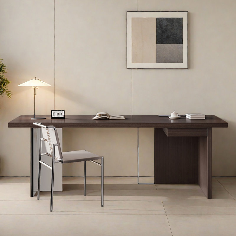 Pieds de table en acrylique simples et fonctionnels pour les bureaux, H 29,53 po x l 78,74 po x P 27,56 po
