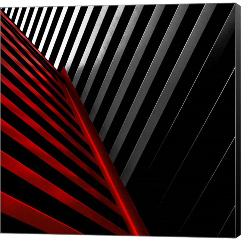 Décoration murale argent rouge
