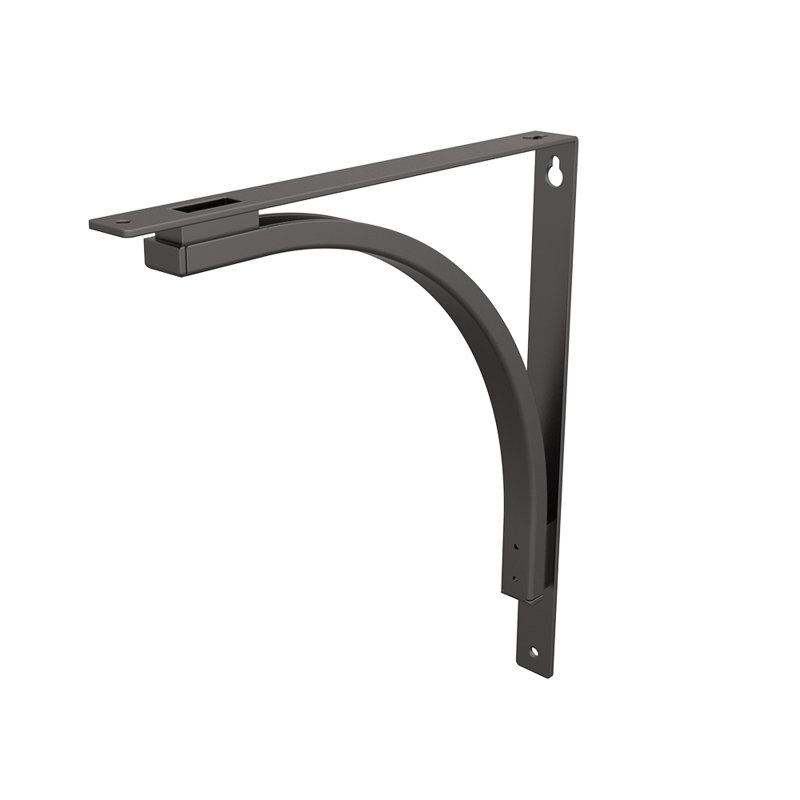 Universal Shelf Bracket, 2 Pack, Black