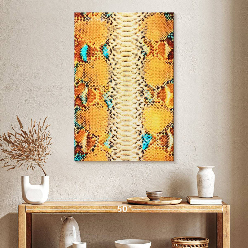 Brampt Python Snake Skin, 39" H x 26" W
