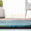 Tapis abstrait bleu / orange Rizzuto-16893616