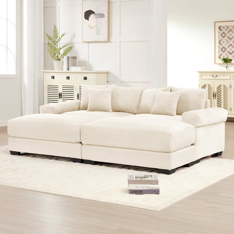 Canapé modulaire surdimensionné de 92 po Cloud