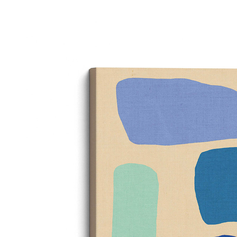 «Chromatique rythmique v3», grande impression sur toile, H 54 po x l 54 po