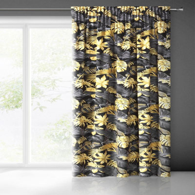 Golinda Blackout Curtain Single Panel