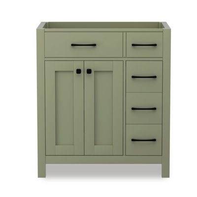 30" Freestanding Single Bathroom Vanity Base Only, Sink not Included