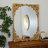 Audranna Gold Metal Scroll Tall Ornate Arched Baroque Room Floor Mirror, 28" x 1" x 48"-1630475932-1630475933