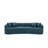 Curved Modular Sectional Sofa In Lamb's Wool Fabric, Modern Minimalist Style, Compressed (No Assembly Required), Comfy For Living Room & Bedroom-2050230562