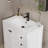 30" Intergrated Sink Top, Zinc Alloy Faucet, Solid Brass Pop up Drain