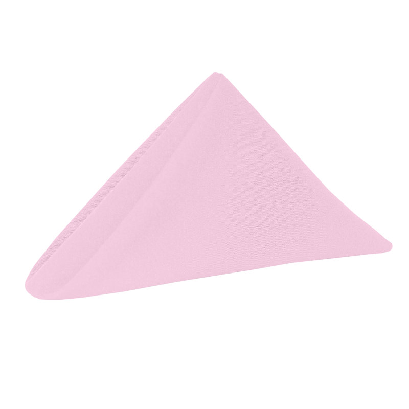 Ensemble de serviettes 12 pièces, Rose clair, 17 po x 17 po