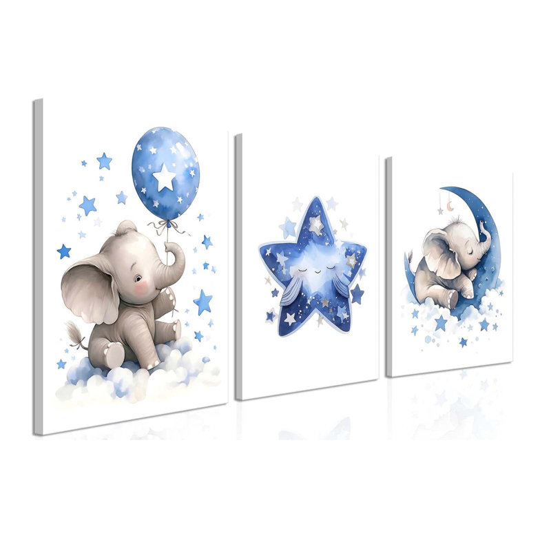 Animals 3 - Piece, 40 cm H x 30 cm W
