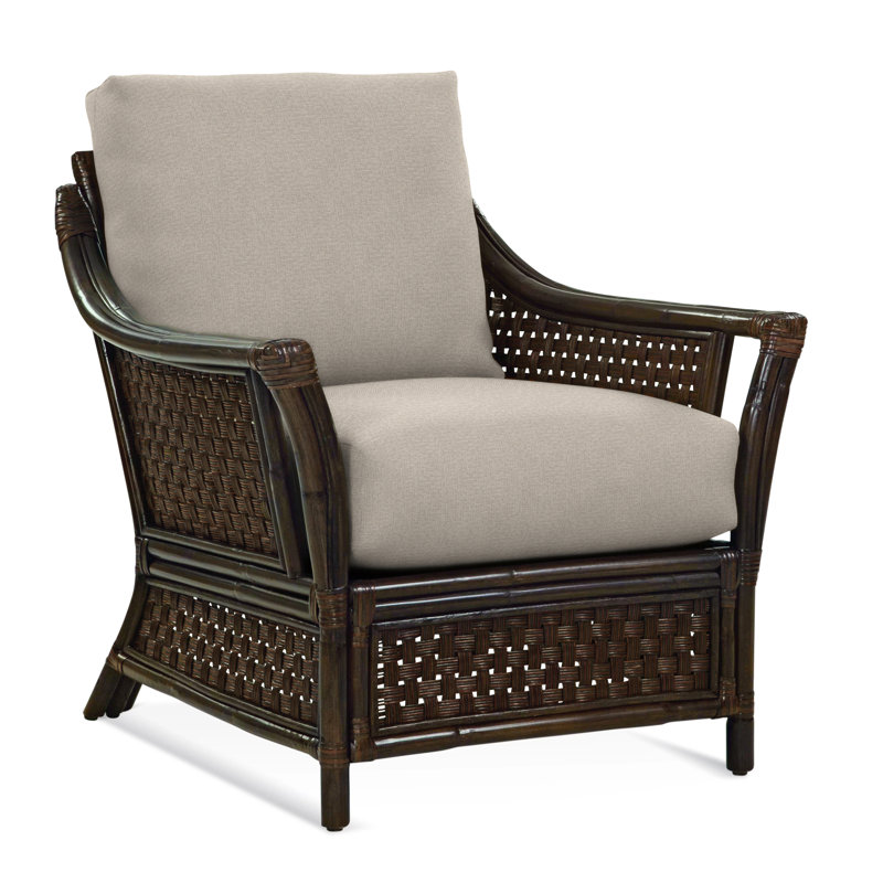 Boca Armchair, Brown Geometric, 0456-33, Coffee