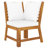 3 Piece Lounge Chair with Cushions-812272279