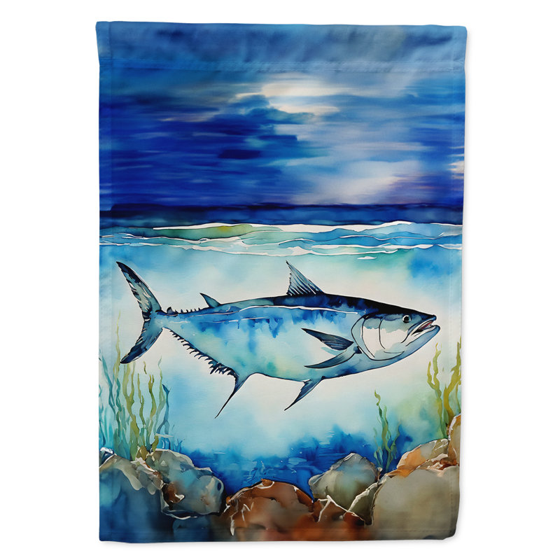 Drapeau de jardin en polyester à double face H 15,5 po x l 11,25 po Abegayle
