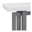 Table d'entrée de 59,1 po peinte avec placage de pin, console à conception rectangulaire unique avec pieds en bois de pin épais, table de canapé extra longue polyvalente pour le couloir, le salon, la cuisine-1876752260
