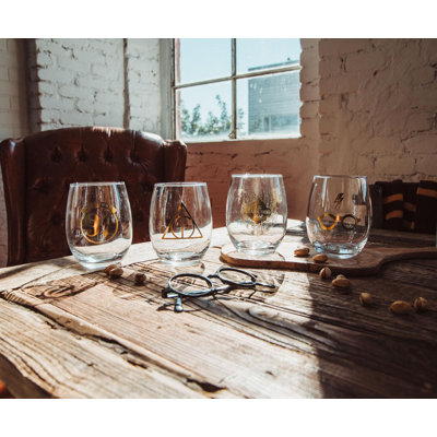 20oz. Stemless Wine Glass Set