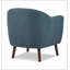 Fauteuil capitonné bleu à 4 pieds Tadcaster-344223393