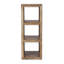 Beatrix 119cm H x 43cm W Solid Wood Cube Bookcase