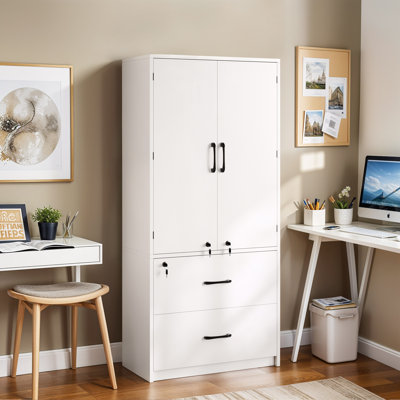 Marvion 31.4'' Wide 2 - Drawer Filing Storage Cabinet