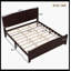 Très grand lit plateforme, lit plateforme en bois massif avec lattes de soutien et structure solide, aucun sommier nécessaire, espresso-230603817-230603819