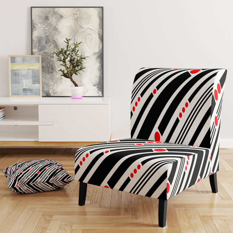 Fauteuil de chambre rembourré Mid-Century