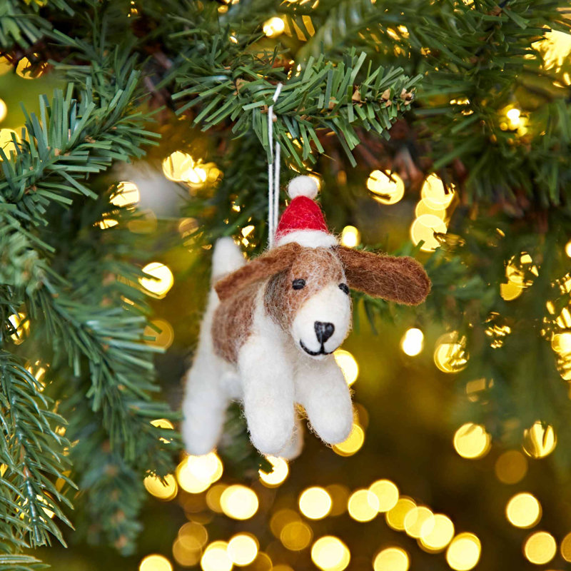 10cm Handmade Wool / Felt Hanging Figurine Ornament