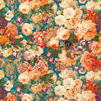 Very Rose and Peony Fabric