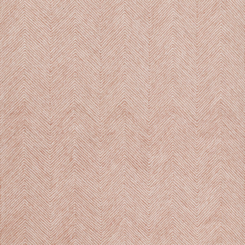 Tapis rose en laine touffeté à la main Beker Zig Zag, Rectangulaire 8 pi x 10 pi