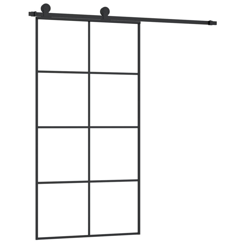 Shackleford Glass Sliding Door, 205cm H x 102.5cm W