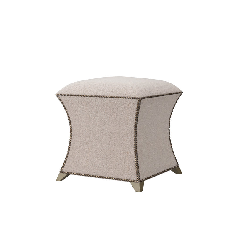 Hayes Upholstered Ottoman, Dune, Fleecy Vanilla (Performance fabric) 1351-92