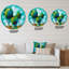 Paysage coloré impressionniste II - horloge murale moderne-60327331